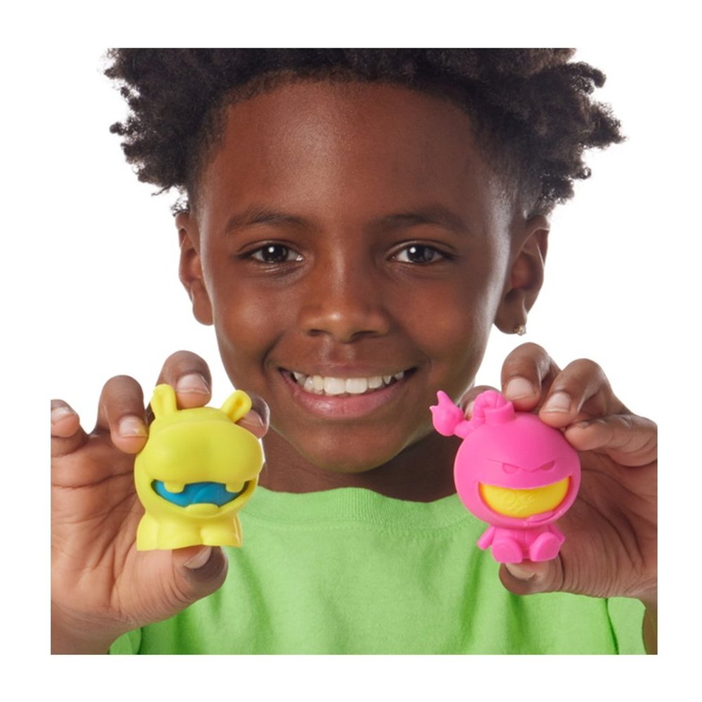 Needoh Dohjees Squish Toys 3 Pack set including 1 Glow  in the Dark